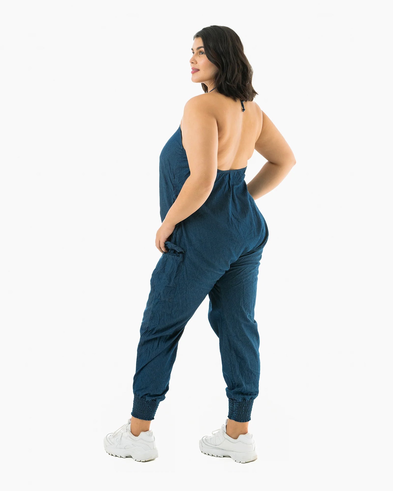 JEAN HAREM JUMPSUIT