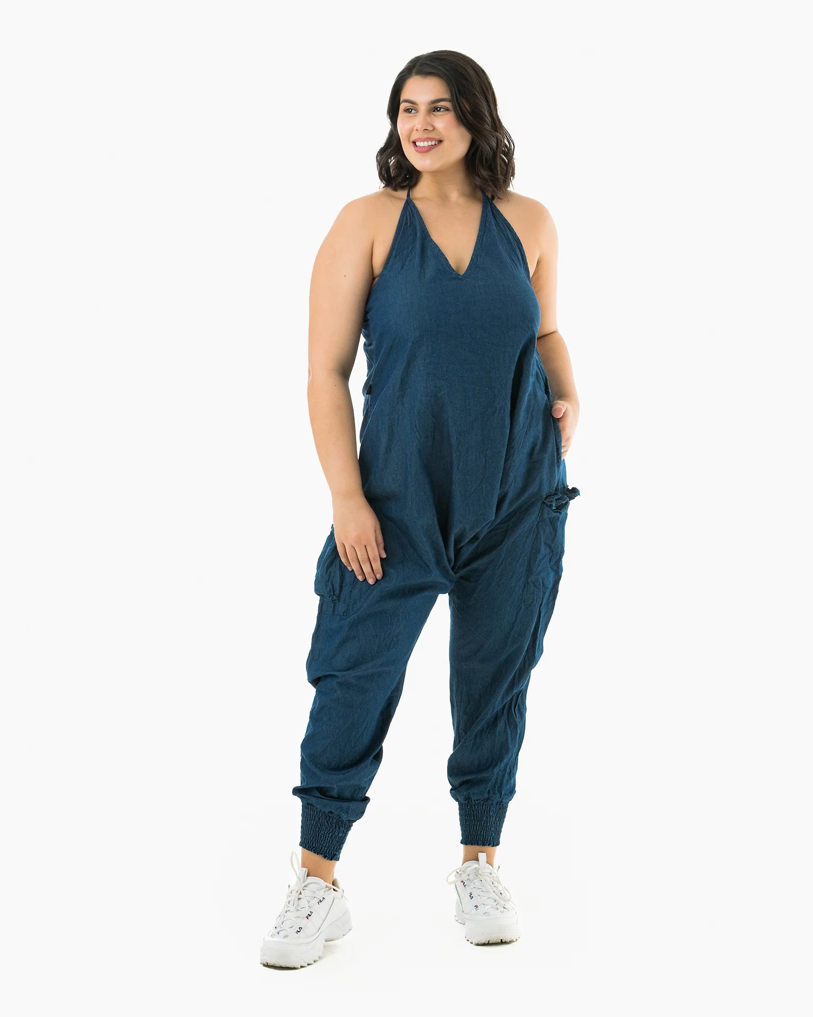 JEAN HAREM JUMPSUIT