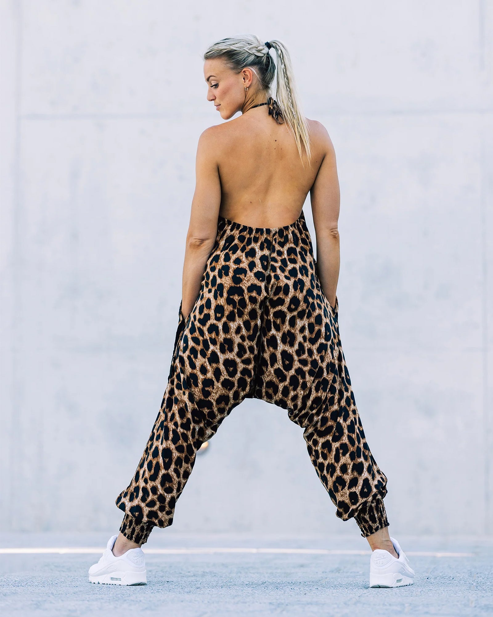 Leopard print all-in-one jumpsuit Let out your WILD side!