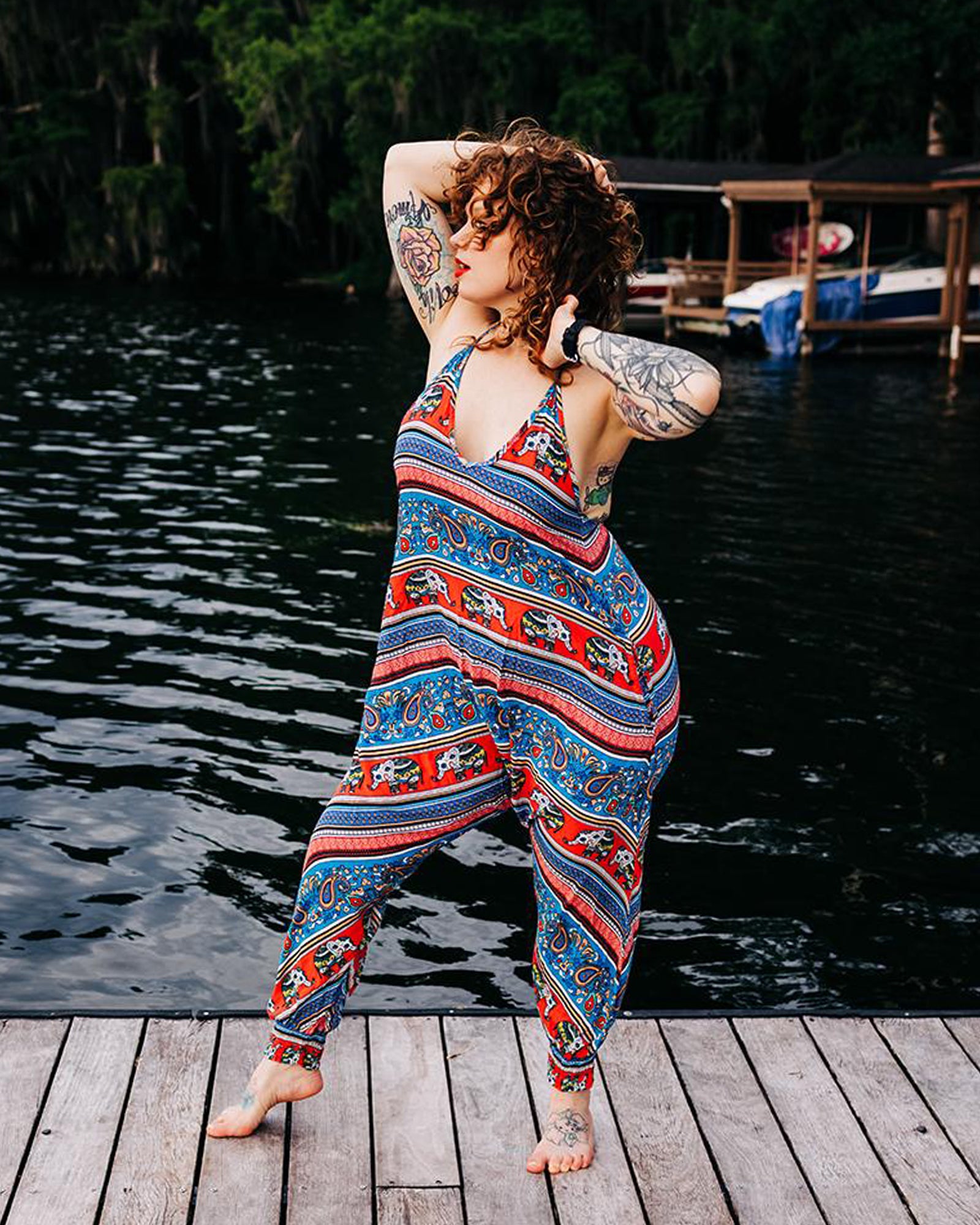 ELEPHANT HAREM JUMPSUIT