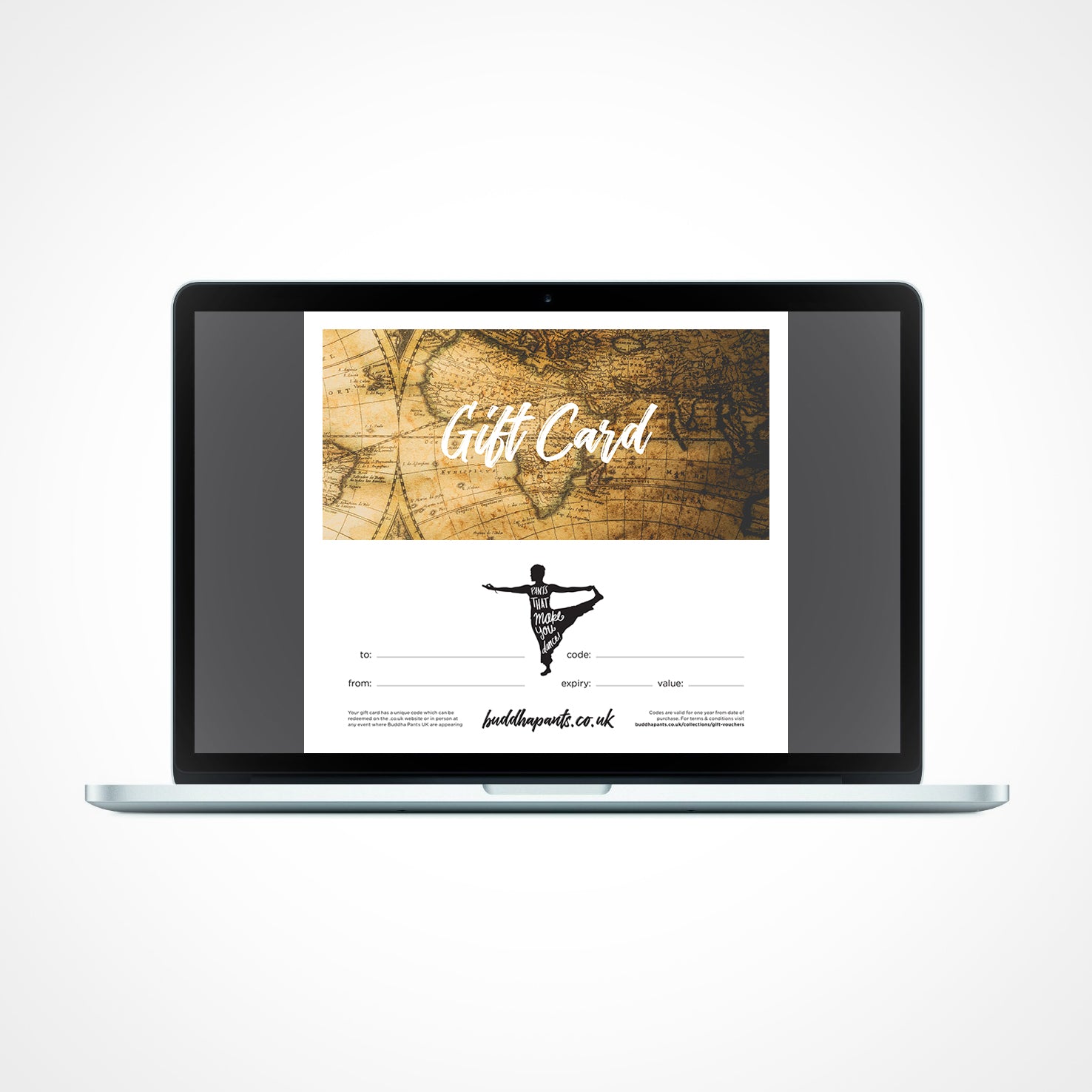 Atlas or Globe Design Digital Gift Cert.