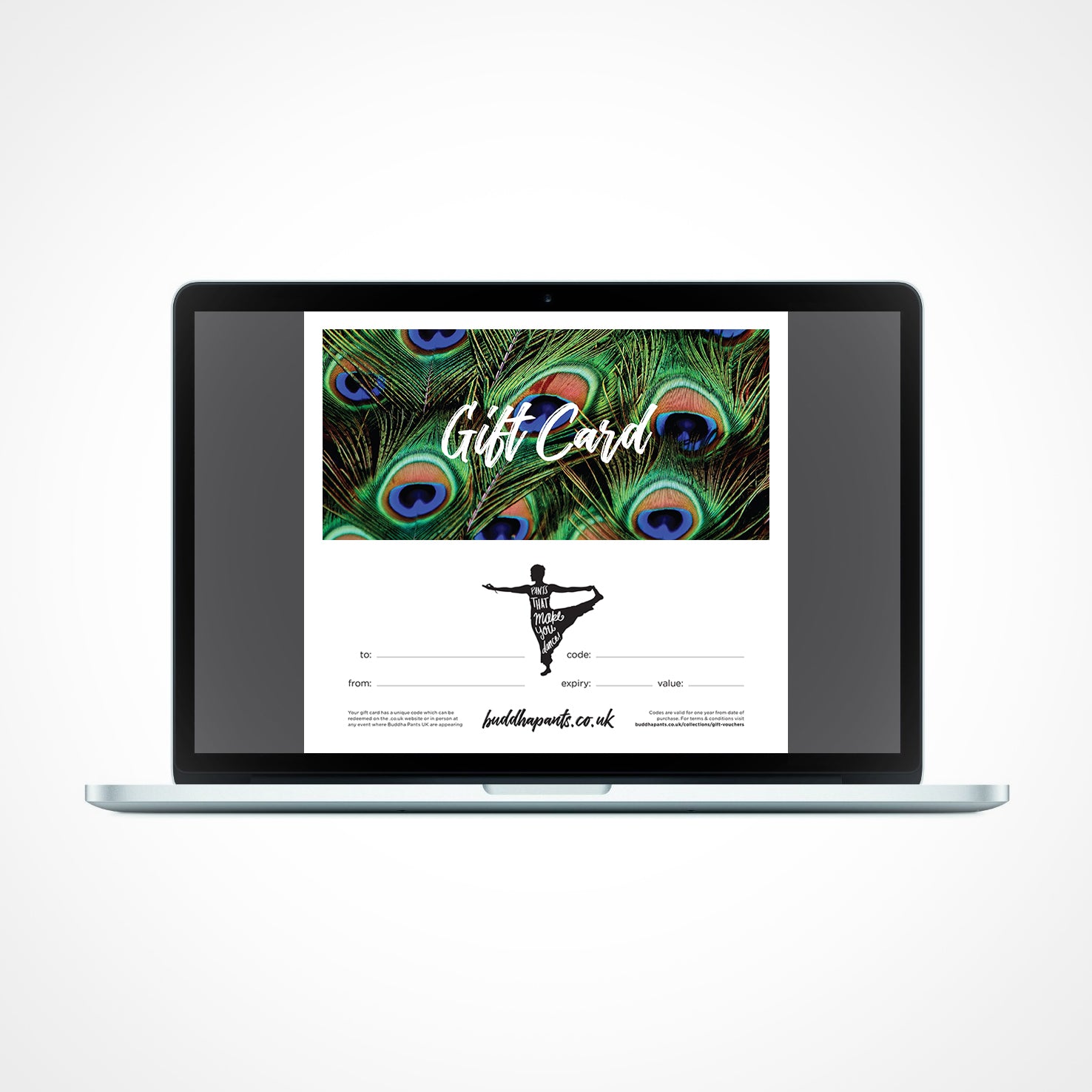 Peacock Image on Digital Gift Card ~ Any Value