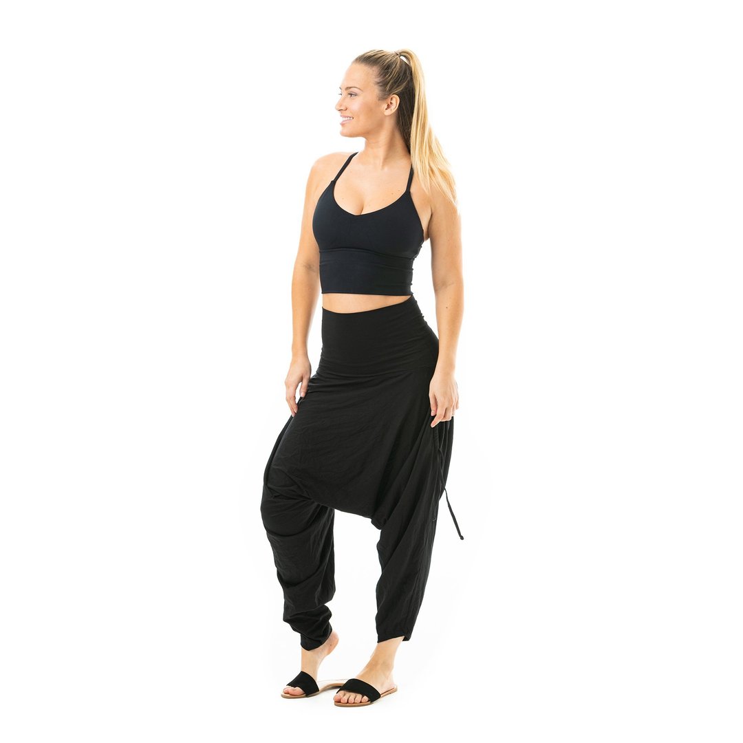 San Fran High Waist Pants in Black