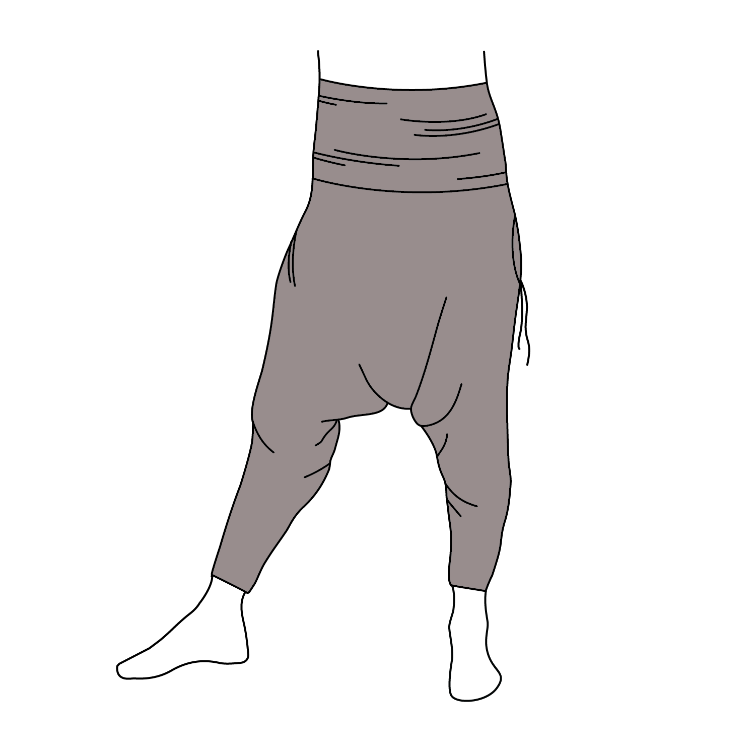 FYOURH Black Yoga Pants Men - Yoga Pants for Men Loose Fit - Harem Pants  for Men - Baggy Pants for Men Elastic Waist Black Medium