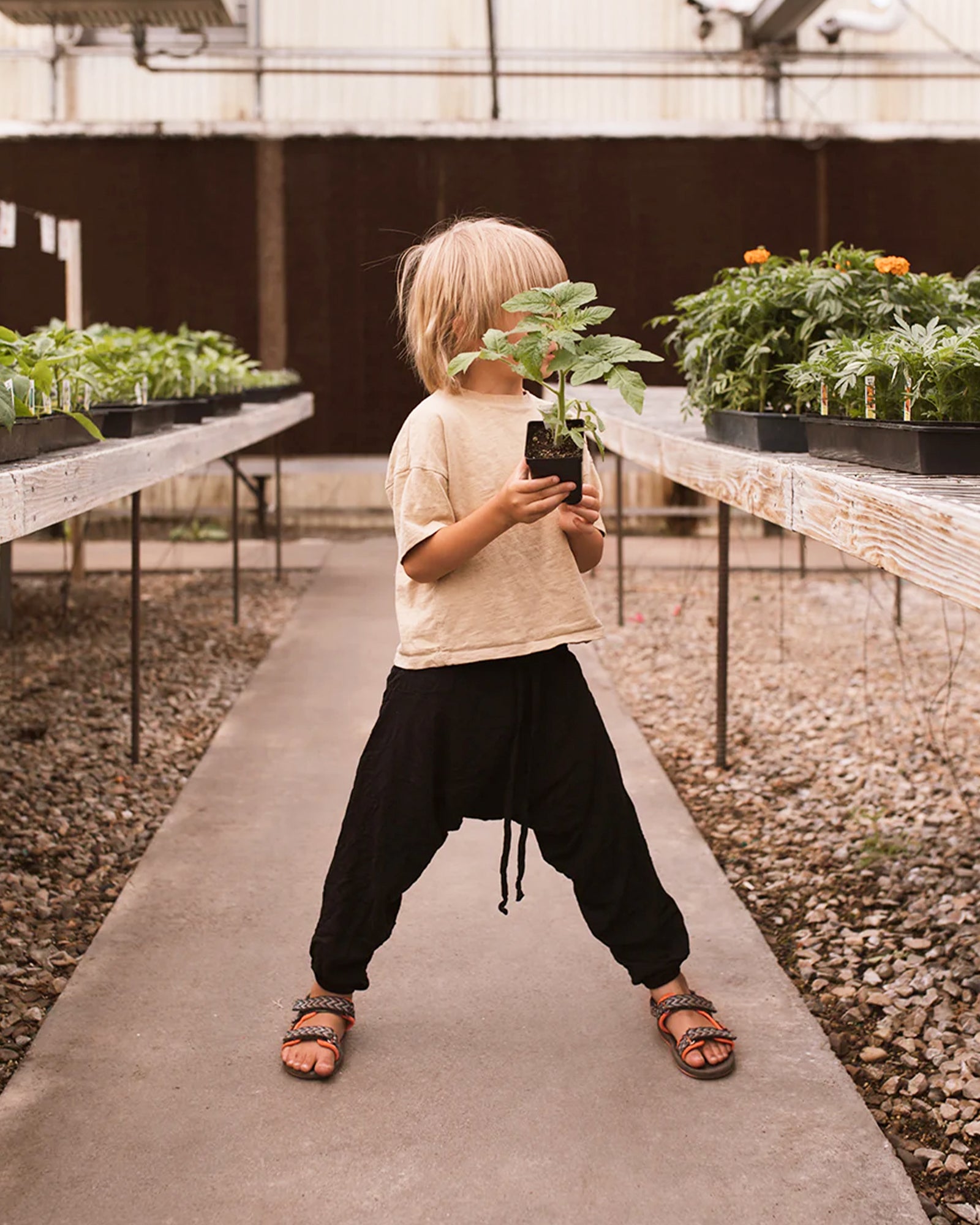 KIDS BLACK SAVANNAH PANTS