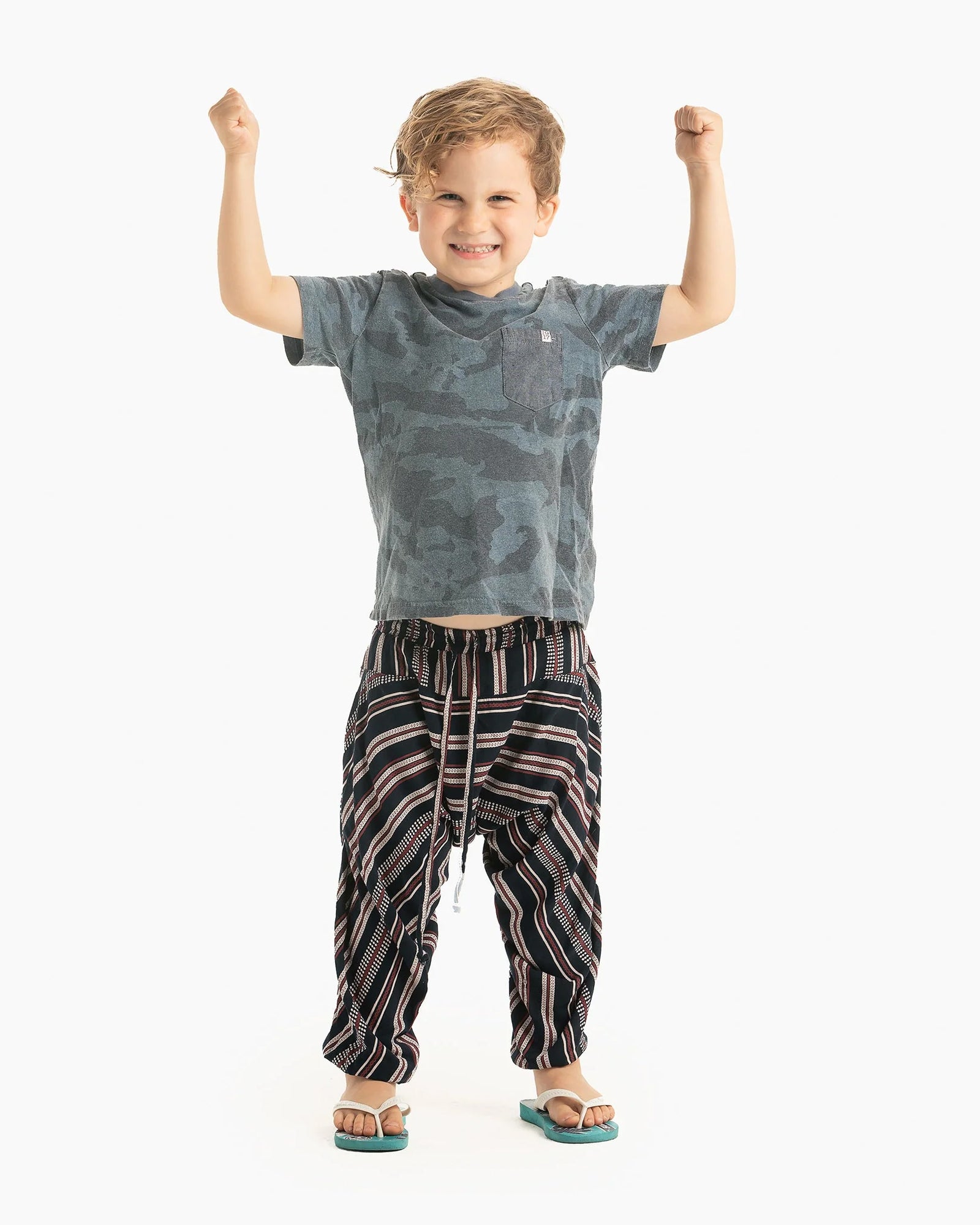 KIDS CHAINLINK HAREM PANTS