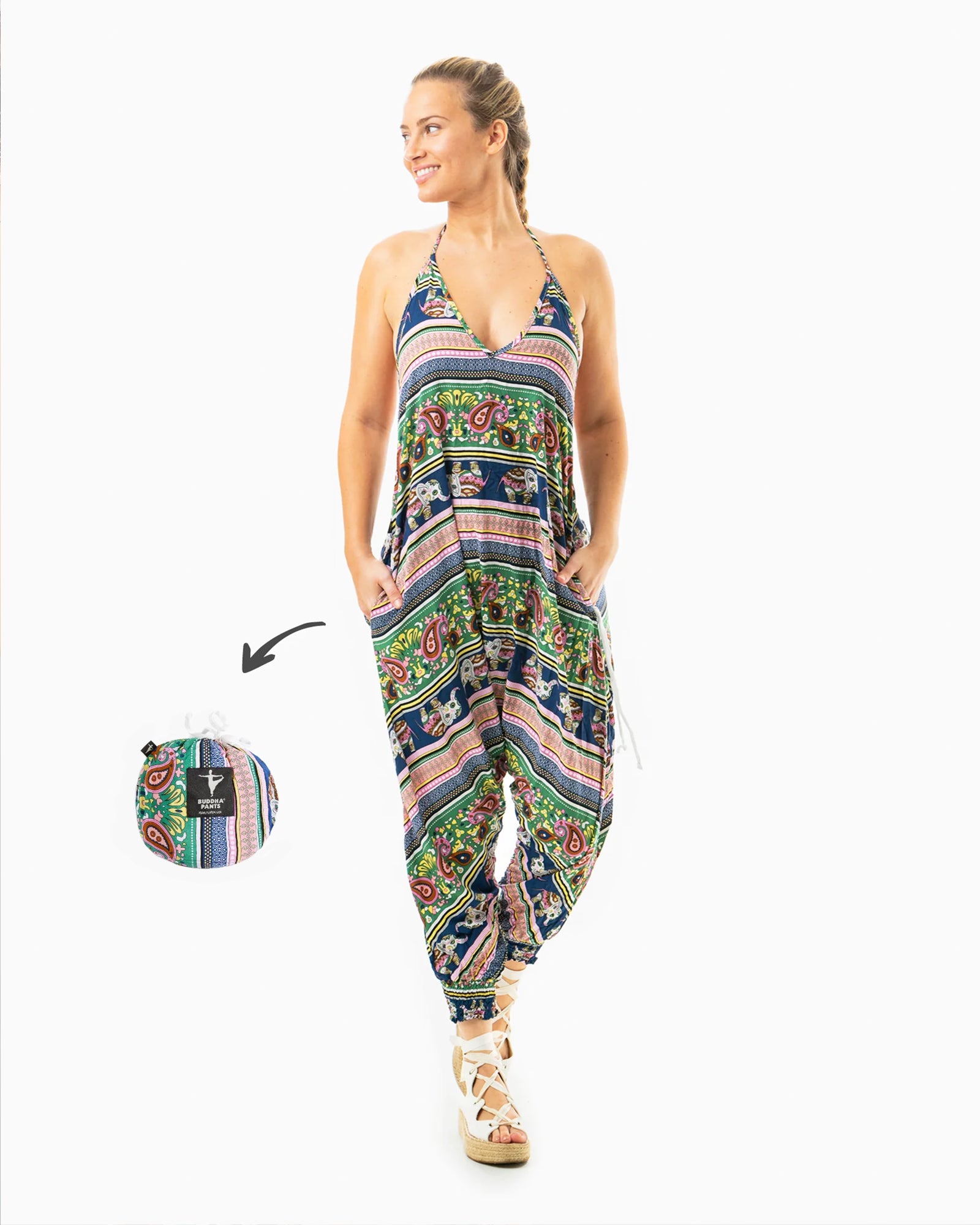 ELEPHANT HAREM JUMPSUIT